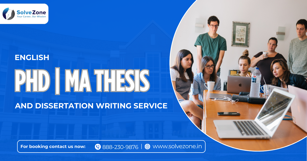 PHD and MA Thesis Dissertation in English