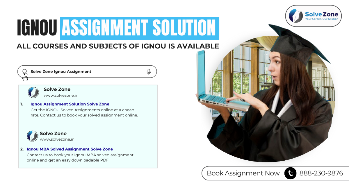 IGNOU Assignment Solution 