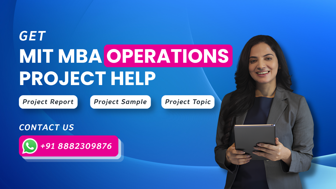 MIT MBA Operations Project Report