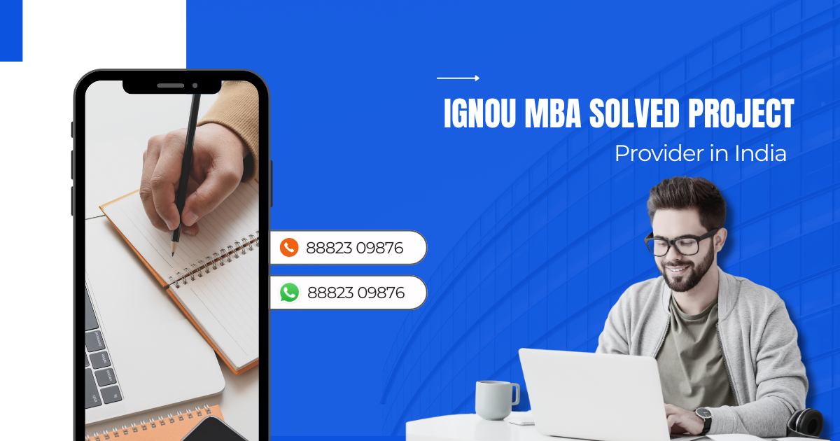 Book IGNOU MMPP001 Solved Project- Topic, Sample & Guide